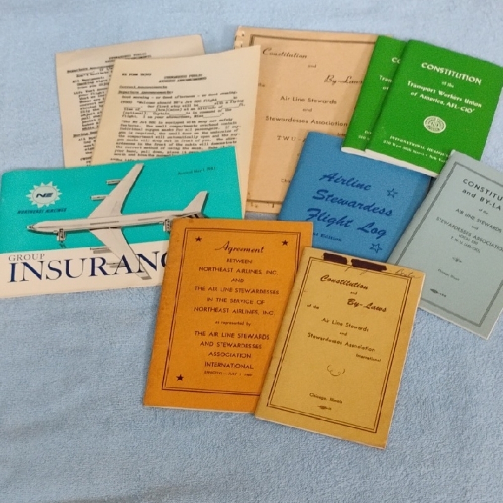 Vintage Airline Stewardess Booklets
